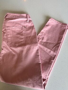 Curve Appeal pretty in pink Jegging